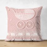 - Suet-K-135 - Realhomes  Çift Taraflı Bebek Arabası Dijital Baskılı Dekoratif Süet Yastık Kırlent Kılıfı Realhomes