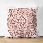 - Suet-K-148 - Realhomes  Çift Taraflı Modern Desenli Dijital Baskılı Dekoratif Süet Yastık Kırlent Kılıfı Realhomes