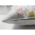 - Suet-K-154-2 - Realhomes Çift Taraflı Modern Baykuş Desenli Dijital Baskılı Dekoratif Süet Yastık Kırlent Kılıfı Realhomes