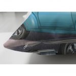 - Suet-K-156-2 - Realhomes  Çift Taraflı London Car Dijital Baskılı Dekoratif Süet Yastık Kırlent Kılıfı Realhomes