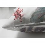- Suet-K-198-2 - Realhomes  Çift Taraflı Kuş Tüyü Resimli Dijital Baskılı Dekoratif Süet Yastık Kırlent Kılıfı Realhomes