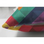 - Suet-K-2040-2 - Realhomes  Renkli Geometrik Desenli Çift Taraflı Dijital Baskılı Süet Yastık Kırlent Kılıfı Realhomes