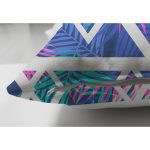 - Suet-K-2043-2 - Realhomes  Palmiye Zigzag Desenli Çift Taraflı Dijital Baskılı Süet Yastık Kırlent Kılıfı Realhomes