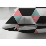 - Suet-K-2048-2 - Realhomes  Realhomes Çift Taraflı Geometrik Şekilli Dekoratif Süet Yastık Kırlent Kılıfı Realhomes