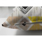 - Suet-K-2051-2 - Realhomes  Renkli Kareler Özel Tasarım Çift Taraflı Dijital Baskılı Süet Yastık Kırlent Kılıfı Realhomes