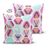 - Suet-K-2052-1 - Realhomes  Modern Renkli Şekiller Çift Taraflı Dijital Baskılı Süet Kırlent Kılıfı Realhomes