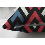 - Suet-K-2066-2 - Realhomes  Çift Taraflı Baklava Desenli Renkli Modern Süet Yastık Kırlent Kılıfı Realhomes