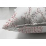 - Suet-K-2090-2 - Realhomes Çift Taraflı Çöl Bitkisi Desenli Dijital Baskılı Süet Yastık Kırlent Kılıfı Realhomes