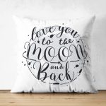 - Suet-K-2106 - Realhomes Çift Taraflı Özel Tasarım Yazı Desenli Dijital Baskılı Dekoratif Süet Yastık Kırlent Kılıfı Realhomes