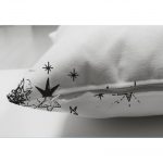 - Suet-K-2120-2 - Realhomes  Çift Taraflı Little Princess Yazı Desenli Dijital Baskılı Süet Yastık Kırlent Kılıfı Realhomes