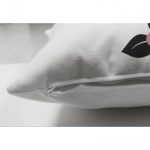 - Suet-K-2126-2 - Realhomes Çift Taraflı Happy Valentınes Day Yazılı Dijital Baskılı Süet Kırlent Kılıfı Realhomes