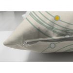 - Suet-K-216-2 - Realhomes  Çift Taraflı Baykuş Desenli Dijital Baskılı Dekoratif Süet Yastık Kırlent Kılıfı Realhomes