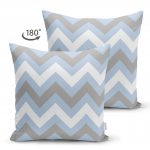 - Suet-K-2177-1 - Realhomes Çift Taraflı Mavi Gri Zigzag Desenli Dijital Baskılı Dekoratif Süet Yastık Kılıfı Realhomes