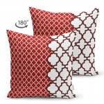 - Suet-K-2186-1 - Realhomes  Çift Taraflı Modern Geometrik Desenli Dijital Baskılı Süet Yastık Kırlent Kılıfı Realhomes