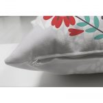 Çift Taraflı Baykuş Resimli Dijital Baskılı Dekoratif Süet Yastık Kırlent Kılıfı Realhomes