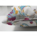 - Suet-K-2211-2 - Realhomes Çini Desenli Çift Taraflı Dijital Baskılı Dekoratif Süet Kırlent Kılıfı Realhomes