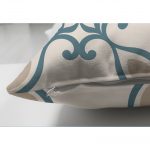 - Suet-K-2213-2 - Realhomes  Etnik Motifli Çift Taraflı Dijital Baskılı Dekoratif Süet Yastık Kırlent Kılıfı Realhomes