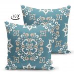 Özel Tasarım Motifli Çift Taraflı Dijital Baskılı Modern Süet Kırlent Kılıfı Realhomes