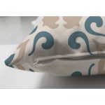 - Suet-K-2220-2 - Realhomes  Krem Zeminli Çift Taraflı Dijital Baskılı Modern Süet Yastık Kırlent Kılıfı Realhomes