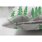 - Suet-K-2239-2 - Realhomes  Modern Ağaç Temalı Çift Taraflı Dijital Baskılı Dekoratif Süet Kırlent Kılıfı Realhomes