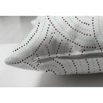 - Suet-K-2250-2 - Realhomes  Yuvarlak Motifli Çift Taraflı Dijital Baskılı Modern Süet Yastık Kırlent Kılıfı Realhomes