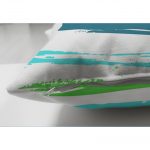 - Suet-K-2253-2 - Realhomes  Renkli Boyama Desen Çift Taraflı Dijital Baskılı Dekoratif Süet Yastık Kılıfı Realhomes