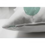 - Suet-K-2259-2 - Realhomes  Mind Yeşili Puantiyeli Çift Taraflı Dijital Baskılı Dekoratif Süet Yastık Kılıfı Realhomes