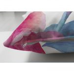 - Suet-K-2262-2 - Realhomes  Sulu Boya Lale Temalı Çift Taraflı Dekoratif Kırlent Süet Yastık Kılıfı Realhomes