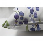 - Suet-K-2269-2 - Realhomes  Modern Sümbül Desenli Çift Taraflı Dijital Baskılı Dekoratif Süet Yastık Kılıfı Realhomes