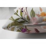 Love Grows Here Yazılı Çift Taraflı Dijital Baskılı Modern Süet Yastık Kılıfı Realhomes