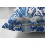 - Suet-K-2290-2 - Realhomes  Geometrik Baklava Desenli Çift Taraflı Dijital Baskılı Modern Süet Kırlent Kılıfı Realhomes