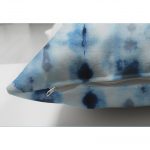 - Suet-K-2293-2 - Realhomes  Su Damlası Desenli Çift Taraflı Dijital Baskılı Süet Yastık Kırlent Kılıfı Realhomes