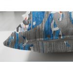 - Suet-K-2302-2 - Realhomes Modern Çini Temalı Çift Taraflı Dijital Baskılı Modern Süet Yastık Kılıfı Realhomes