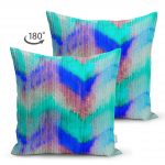 - Suet-K-2303-1 - Realhomes Modern Gökkuşağı Renkli Çift Taraflı Dijital Baskılı Süet Kırlent Kılıfı Realhomes