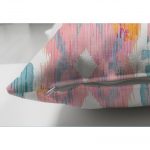 - Suet-K-2312-2 - Realhomes Modern Çini Motifli Çift Taraflı Dijital Baskılı Dekoratif Süet Yastık Kılıfı Realhomes