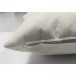 - Suet-K-2327-2 - Realhomes Made With Love Yazı Desenli Çift Taraflı Modern Süet Kırlent Kılıfı Realhomes