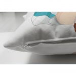 - Suet-K-2328-2 - Realhomes  Living The Dream Yazılı Çift Taraflı Modern Süet Yastık Kılıfı Realhomes