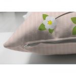 - Suet-K-2331-2 - Realhomes  Daldaki Kuşlar Temalı Çift Taraflı Dijital Baskılı Modern Süet Kırlent Kılıfı Realhomes