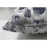 - Suet-K-2348-2 - Realhomes Kurukafa ve Çiçekler Motifli Çift Taraflı Dekoratif Süet Yastık Kırlent Kılıfı Realhomes