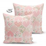 - Suet-K-2354-1 - Realhomes  Kalpli Ogea Desenli Çift Taraflı Dekoratif Süet Yastık Kırlent Kılıfı Realhomes