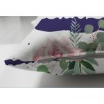 - Suet-K-2377-2 - Realhomes  Gül Demeti Desenli Çift Taraflı Dijital Baskılı Süet Yastık Kırlent Kılıfı Realhomes