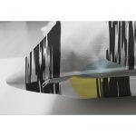 - Suet-K-2379-2 - Realhomes  Dikey Temalı Gökkuşağı Puanlı Desenli Çift Taraflı Dijital Baskılı Süet Yastık Kırlent Kılıfı Realhomes