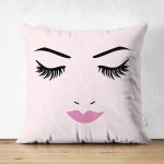 - Suet-K-238 - Realhomes  RealHomes Çift Taraflı Dijital Baskılı Dekoratif Süet Yastık Kırlent Kılıfı Realhomes