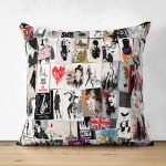 - Suet-K-2382 - Realhomes Toplu Model Resim Çift Taraflı Dijital Baskılı Dekoratif Süet Yastık Kırlent Kılıfı Realhomes