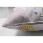 - Suet-K-2396-2 - Realhomes  Şato Temalı Prenses Faytonu Çift Taraflı Dijital Baskılı Süet Yastık Kırlent Kılıfı Realhomes