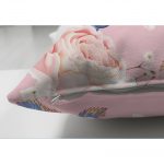 - Suet-K-2411-2 - Realhomes  Pudra Temalı Kavaniçe Dijital Baskılı Çift Taraflı Süet Yastık Kırlent Kılıfı Realhomes