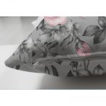 - Suet-K-2417-2 - Realhomes Füme Temalı Kavaniçe Çiçek Motifli Dijital Baskılı Çift Taraflı Süet Yastık Kırlent Kılıfı Realhomes