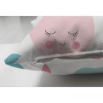 - Suet-K-2426-2 - Realhomes  Renkli Elmalar Dijital Baskılı Çift Taraflı Süet Yastık Kırlent Kılıfı Realhomes