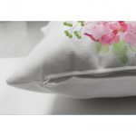 - Suet-K-2432-2 - Realhomes  Kuş Motifli A True Love Story Never Ends Renkli Modern Çift Taraflı Süet Yastık Kırlent Kılıfı Realhomes