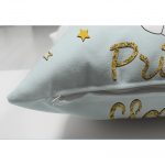 - Suet-K-2458-2 - Realhomes Princess Tavşan Desenli Dekoratif Çift Taraflı Süet Yastık Kırlent Kılıfı Realhomes